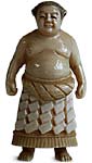 Sumo Wrestler Okimono