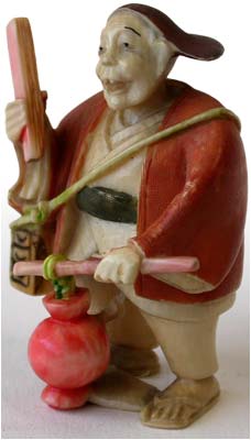 Night Watchman Netsuke lt