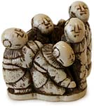 Five Karako Netsuke