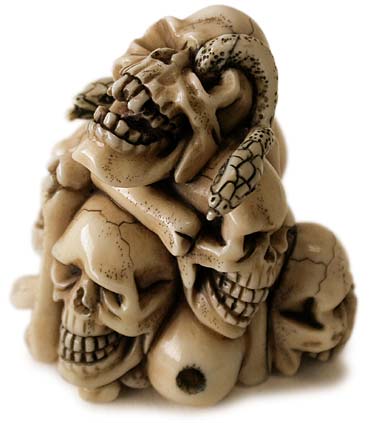 Snake on Six Skulls