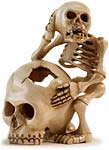 Skeleton Contemplates Death