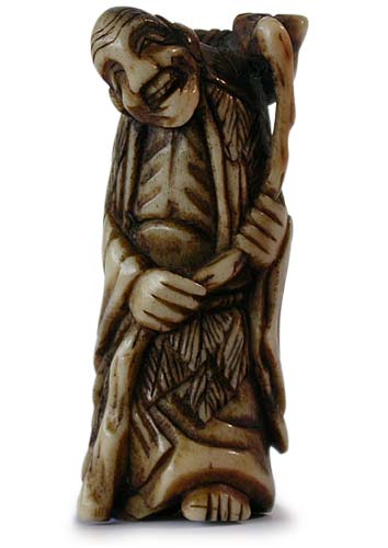 Sennin Antler Netsuke