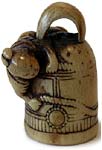 Benki Stealing Bell Netsuke