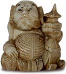Bishmon Okimono Netsuke
