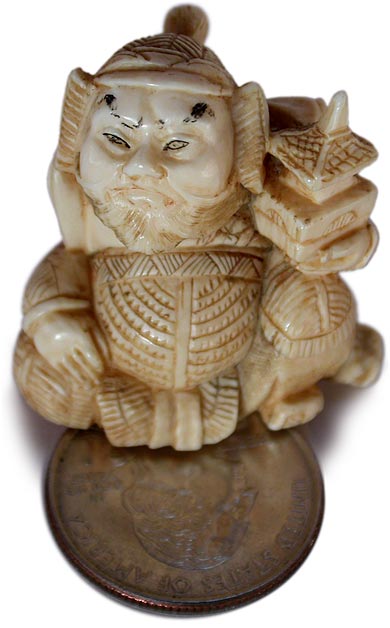Bishmon Okimono Netsuke