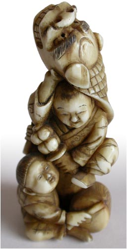ShishiMai Ivory Netsuke