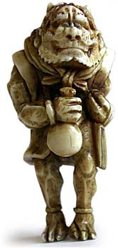Oni  Hell Tax Netsuke
