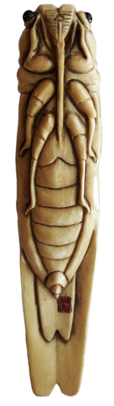 Cicada Sashi Netsuke