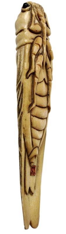Cicada Sashi Netsuke rt