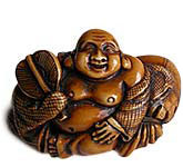 Happy Buddha Netsuke 