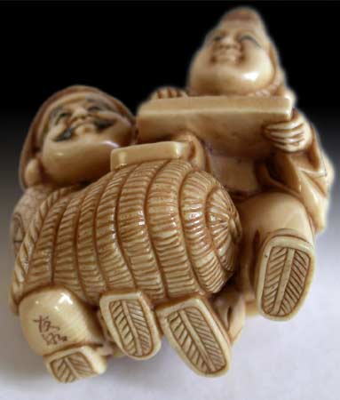 Netsuke Signed Tomoaki