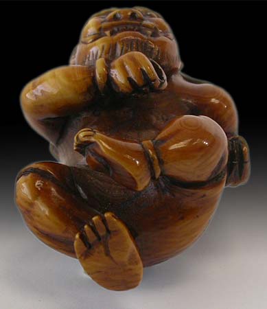 Dancing Oni Netsuke bottom