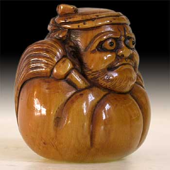 Daruma Netsuke