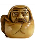Daruma Trick Netsuke