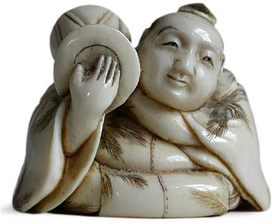 Drummer Netsuke