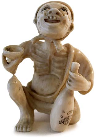 Drunker Ivory Netsuke