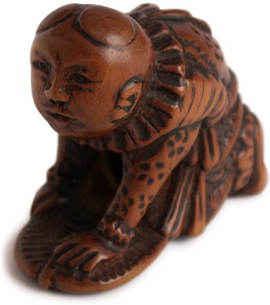 Flying Karako Netsuke lt
