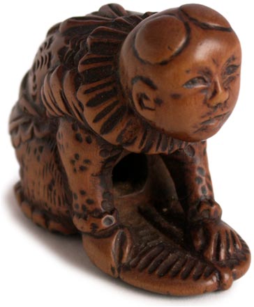 Flying Doji Netsuke rt