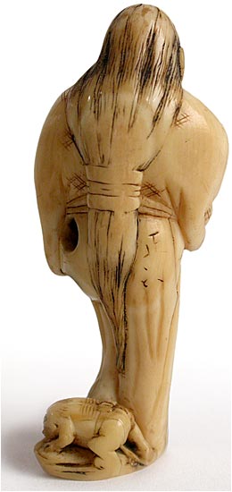 Kitsune Netsuke Signed Masasugu
