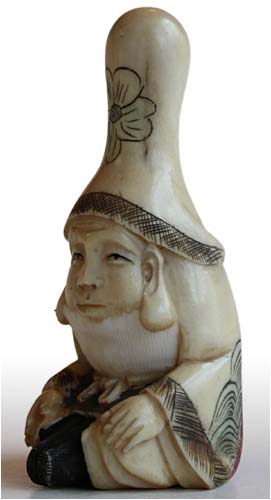 Leprechaun Fukurokuju Netsuke