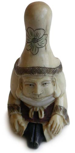 Leprechaun Fukurokuju Netsuke