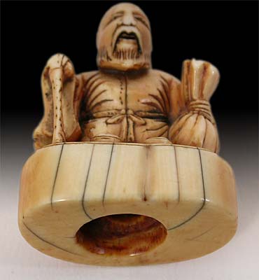 Fukurokuju Seal Netsuke