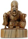 Fukurokuju Seal Netsuke