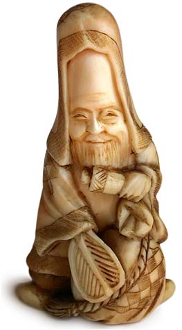 Fukurokuju Netsuke
