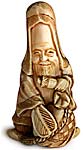 Fukurokuju Netsuke