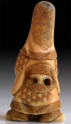 Fukurokuju Netsuke back