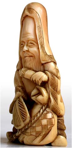 Fukurokuju Netsuke lt