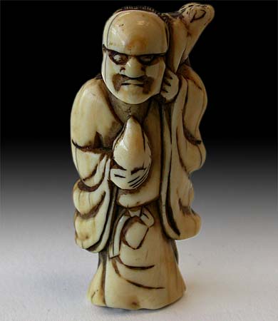 Gama Sennin Netsuke