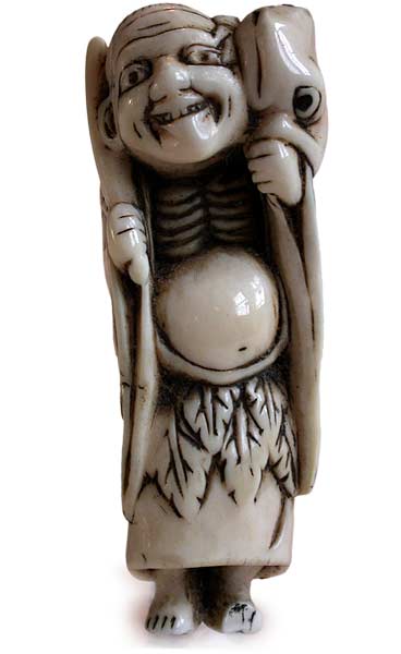 Gama Sennin Netsuke