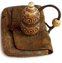 Tobacco Pouch Netsuke