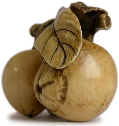 Two Guavas Netsuke