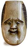 Otoko Mask Netsuke 