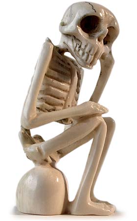 Skeleton Thinking Netsuke 