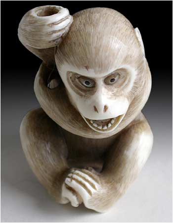 Howling Monkey Netsuke