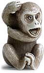 Howling Monkey Netsuke