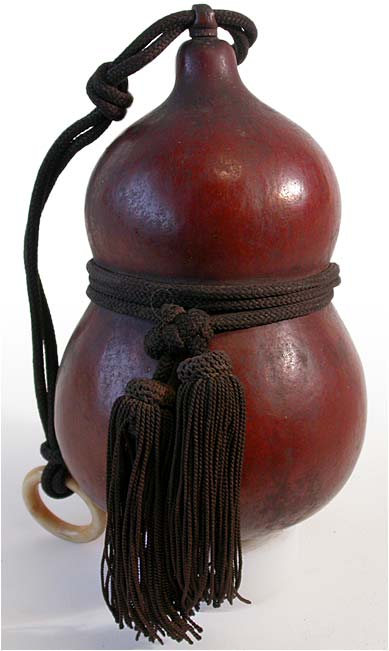 Wine Jug Natural Gourd Netsuke