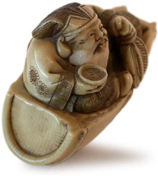 Jurojin Netsuke