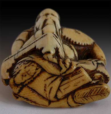Kanu Netsuke Signed Tomo