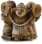 Three Karako Netsuke