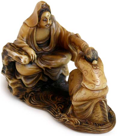 Kinko Meets Kannon Netsuke