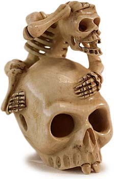Skeleton Netsuke