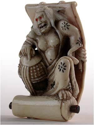 Dojoji Hannya Netsuke lt