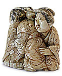 Four Karako Netsuke