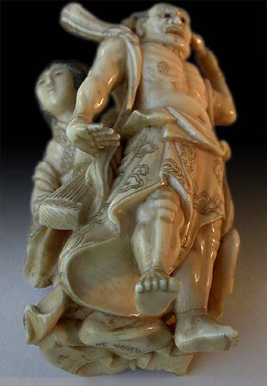 Kongorikishi Nio Netsuke Bottom