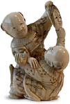 Two KArako Ivory Netsuke