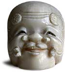 Okina Mask Netsuke